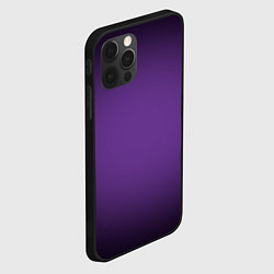 Чехол для iPhone 12 Pro Max Оттенок индиго в черной виньетке, цвет: 3D-черный — фото 2