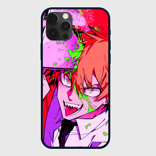 Чехол iPhone 12 Pro Max КРОВАВАЯ ПИЛА / 3D-Черный – фото 1