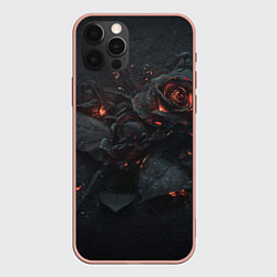 Чехол iPhone 12 Pro Max Пепельная роза горит