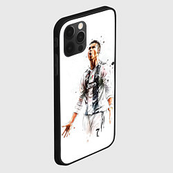 Чехол для iPhone 12 Pro Max CR 7 Juventus, цвет: 3D-черный — фото 2