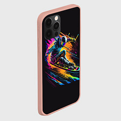 Чехол для iPhone 12 Pro Max Горный альпийский прыжок, цвет: 3D-светло-розовый — фото 2