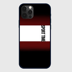 Чехол для iPhone 12 Pro Max Россия 58 регион, цвет: 3D-черный