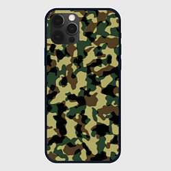 Чехол iPhone 12 Pro Max Военный камуфляж