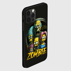 Чехол для iPhone 12 Pro Max Simpsons zombie, цвет: 3D-черный — фото 2
