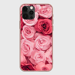 Чехол iPhone 12 Pro Max Чайная пыльная роза - нежно розовый цветок
