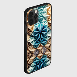 Чехол для iPhone 12 Pro Max Бумажный футуризм, цвет: 3D-черный — фото 2
