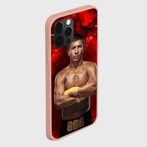 Чехол iPhone 12 Pro Max Головкин GGG / 3D-Светло-розовый – фото 2