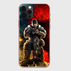 Чехол iPhone 12 Pro Max Gears of War Маркус Феникс
