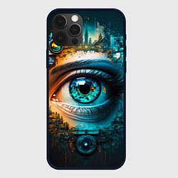 Чехол для iPhone 12 Pro Max Всевидящий глаз, цвет: 3D-черный