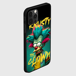 Чехол для iPhone 12 Pro Max Клоун Красти из Симпсонов, цвет: 3D-черный — фото 2