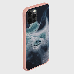 Чехол для iPhone 12 Pro Max Дымчатая пенка, цвет: 3D-светло-розовый — фото 2