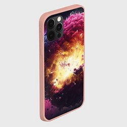 Чехол для iPhone 12 Pro Max Теория взрыва, цвет: 3D-светло-розовый — фото 2
