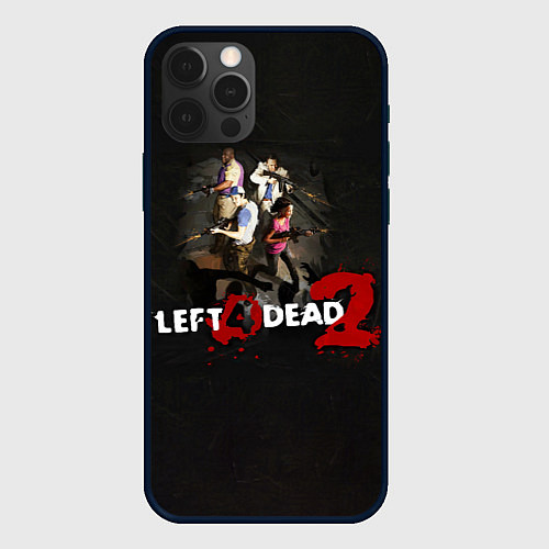 Чехол iPhone 12 Pro Max Left 4 dead 2 команда / 3D-Черный – фото 1