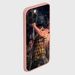 Чехол для iPhone 12 Pro Max PUBG засада, цвет: 3D-светло-розовый — фото 2