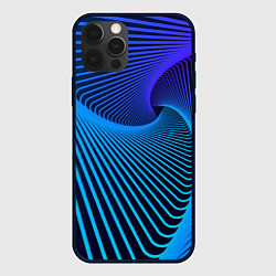 Чехол iPhone 12 Pro Max Неоновая спираль - мода