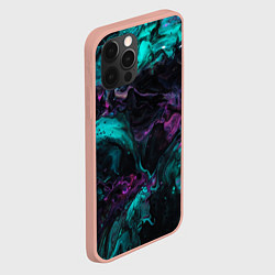 Чехол для iPhone 12 Pro Max Помехи квантового мира, цвет: 3D-светло-розовый — фото 2