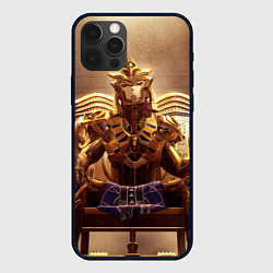 Чехол для iPhone 12 Pro Max PUBG фараоны, цвет: 3D-черный