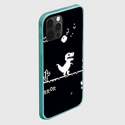 Чехол для iPhone 12 Pro Max T-Rex - Юрская ночь, цвет: 3D-мятный — фото 2