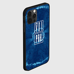 Чехол для iPhone 12 Pro Max Знак Рак на фоне тай-дай, цвет: 3D-черный — фото 2