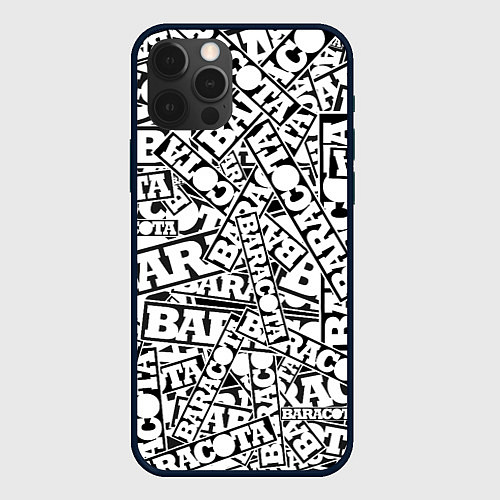 Чехол iPhone 12 Pro Max Baracota Stickers / 3D-Черный – фото 1
