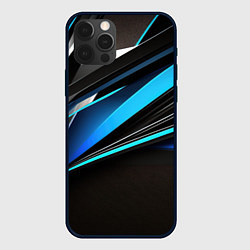 Чехол для iPhone 12 Pro Max Dark geometry, цвет: 3D-черный