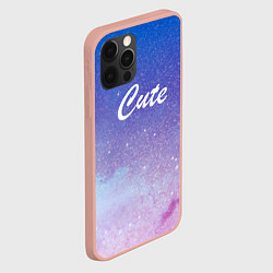 Чехол для iPhone 12 Pro Max Space Cute, цвет: 3D-светло-розовый — фото 2