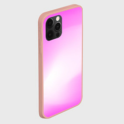 Чехол для iPhone 12 Pro Max Градиент розовый, цвет: 3D-светло-розовый — фото 2