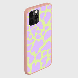 Чехол для iPhone 12 Pro Max Пятна скорлупы дракона - паттерн, цвет: 3D-светло-розовый — фото 2