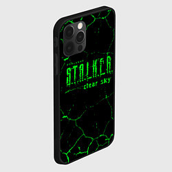 Чехол для iPhone 12 Pro Max Stalker radiation art, цвет: 3D-черный — фото 2