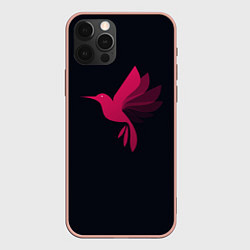 Чехол для iPhone 12 Pro Max Colibri Pantone, цвет: 3D-светло-розовый