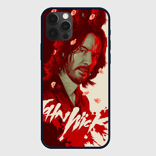 Чехол iPhone 12 Pro Max John wick osaka / 3D-Черный – фото 1