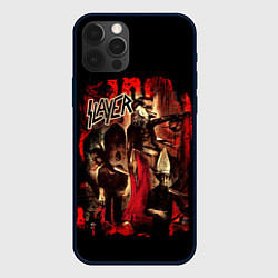 Чехол для iPhone 12 Pro Max Slayer ад, цвет: 3D-черный