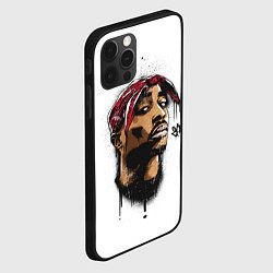 Чехол для iPhone 12 Pro Max 2Pac - Тупак Шакур, цвет: 3D-черный — фото 2