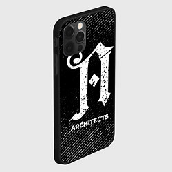 Чехол для iPhone 12 Pro Max Architects с потертостями на темном фоне, цвет: 3D-черный — фото 2