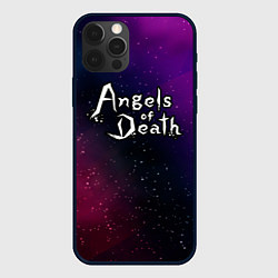 Чехол iPhone 12 Pro Max Angels of Death gradient space