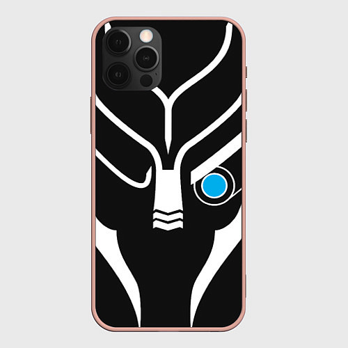 Чехол iPhone 12 Pro Max Mass Effect Garrus Art / 3D-Светло-розовый – фото 1