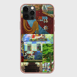 Чехол для iPhone 12 Pro Max Красота по-кустодиевски, цвет: 3D-светло-розовый