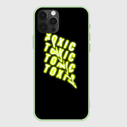 Чехол для iPhone 12 Pro Max Toxic neon, цвет: 3D-салатовый