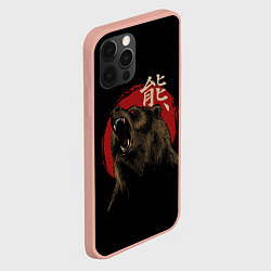 Чехол для iPhone 12 Pro Max Japanese bear, цвет: 3D-светло-розовый — фото 2