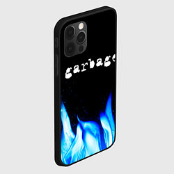 Чехол для iPhone 12 Pro Max Garbage blue fire, цвет: 3D-черный — фото 2