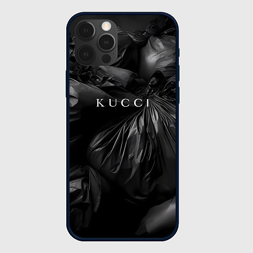 Чехол iPhone 12 Pro Max Куччи / 3D-Черный – фото 1