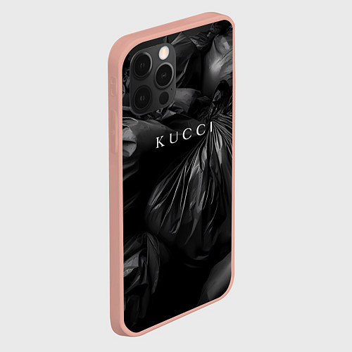 Чехол iPhone 12 Pro Max Куччи / 3D-Светло-розовый – фото 2