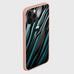 Чехол для iPhone 12 Pro Max Подтеки, цвет: 3D-светло-розовый — фото 2