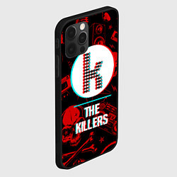 Чехол для iPhone 12 Pro Max The Killers rock glitch, цвет: 3D-черный — фото 2