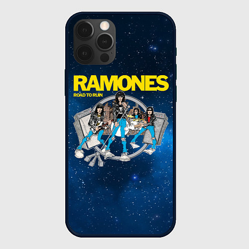 Чехол iPhone 12 Pro Max Ramones Road to ruin / 3D-Черный – фото 1