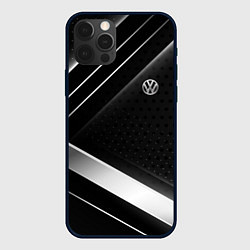 Чехол для iPhone 12 Pro Max Volkswagen sign, цвет: 3D-черный