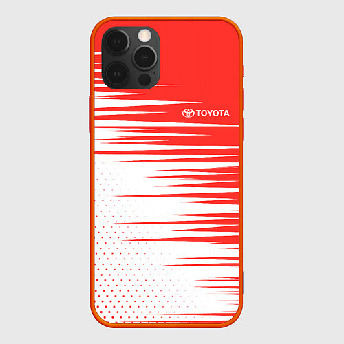 Чехол iPhone 12 Pro Max Toyota sign / 3D-Красный – фото 1