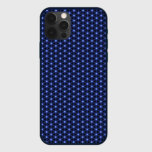 Чехол iPhone 12 Pro Max Ясна3 - Цветок жизни мал / 3D-Черный – фото 1