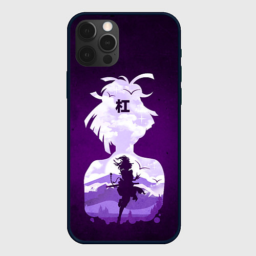 Чехол iPhone 12 Pro Max Юзуриха / 3D-Черный – фото 1