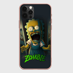Чехол iPhone 12 Pro Max Лиза Симпсон зомби